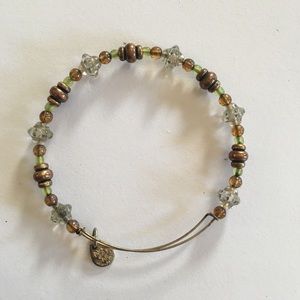 Vintage Alex and Ani beaded bracelet